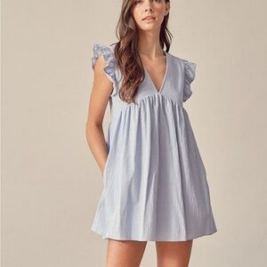 Mustard Seed Blue Summary Dress